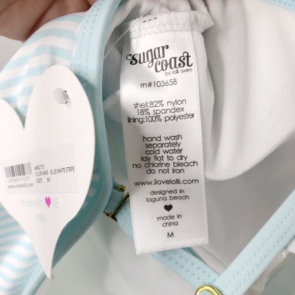 NWT Lolli Swim Ruffle One Piece Swimsuit - Picture 4 of 5